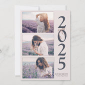 Elegante Boho Bow Graduation Party Uitnodiging (Achterkant)