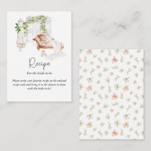 Elegante Boho Bride's Room Recept Aanvraag Informatiekaartje