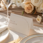 Elegante Boho bruiloft digitale gast plaats kaart