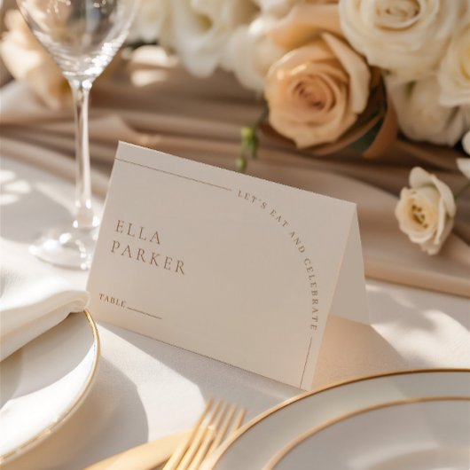 Elegante Boho bruiloft digitale gast plaats kaart