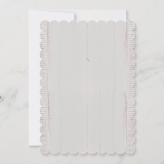 Elegante  Boho bruiloft Sjablonen Kaart (Achterkant)