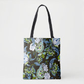 Elegante Boho Butterfly Bloemen Girly Chic Tote Bag (Voorkant)