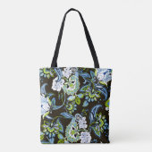 Elegante Boho Butterfly Bloemen Girly Chic Tote Bag (Achterkant)