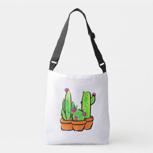 Elegante boho Cactus cactussen vetplanten Crossbody Tas