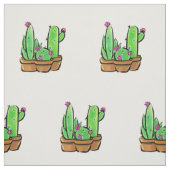 Elegante boho Cactus cactussen vetplanten Stof (Swatch)