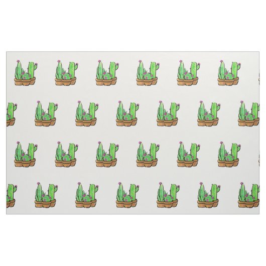 Elegante boho Cactus cactussen vetplanten Stof (Fat Quarter)