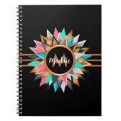 Elegante Boho Chic Persoonlijke Notitieboek (Voorkant)