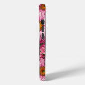 Elegante boho chique roze bloemen roze madeliefjes Case-Mate iPhone case (Achterkant / Links)