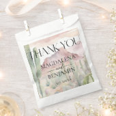 Elegante Boho Desert Landschap Cactus Bruiloft Bedankzakje (Geknipt)