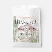 Elegante Boho Desert Landschap Cactus Bruiloft Bedankzakje (Voorkant)