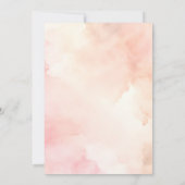 Elegante Boho Desert Landschap Cactus Bruiloft Kaart (Achterkant)