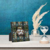 Elegante boho Dragonfly florale vlek glazen foto Fotoplaat (Insitu)