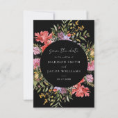 Elegante Boho Dutch Floral Wedding Save The Date (Voorkant)
