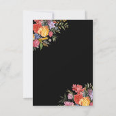 Elegante Boho Dutch Floral Wedding Save The Date (Achterkant)