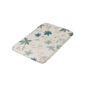 Elegante Boho esdoorn laat bloemmotief Badmat (Gekanteld)