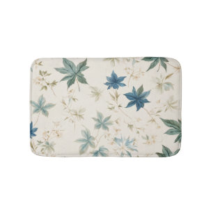 Elegante Boho esdoorn laat bloemmotief Badmat
