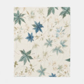 Elegante Boho  esdoorn laat bloemmotief Fleece Deken (Voorkant)