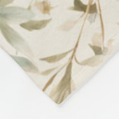 Elegante Boho  esdoorn laat bloemmotief Fleece Deken (Hoek)