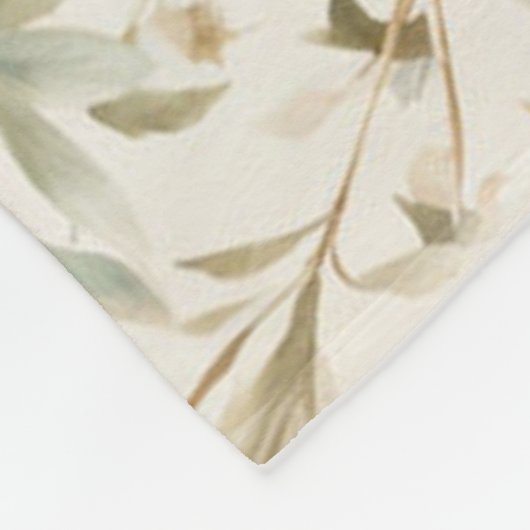 Elegante Boho  esdoorn laat bloemmotief Fleece Deken (Hoek)