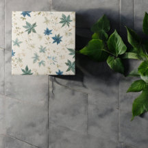 Elegante Boho  esdoorn laat bloemmotief