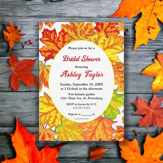 Elegante Boho Fall laat Country Vrijgezellenfeest Kaart