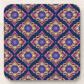 Elegante Boho Floral Pattern Onderzetters - Set va (Voorkant)