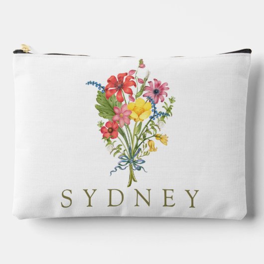 Elegante Boho Floral Wildflower Etui (Voorkant)