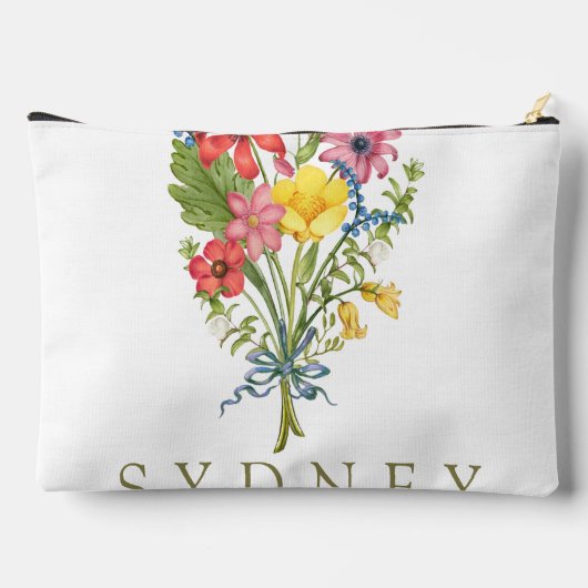 Elegante Boho Floral Wildflower Etui (Achterkant)