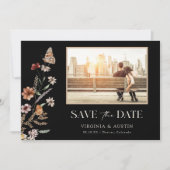 Elegante Boho-foto 'Save The Date' Save The Date (Voorkant)