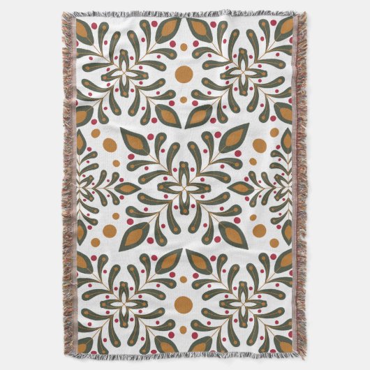 Elegante Boho Gooi Deken (Voorkant Verticaal)