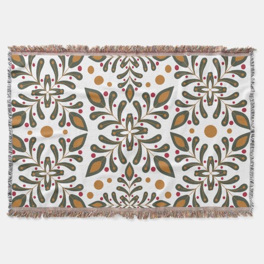 Elegante Boho Gooi Deken (Voorkant)