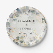 Elegante Boho Groenelementen Eucalyptus Bruiloft