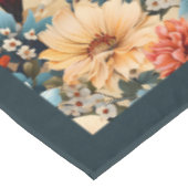 Elegante Boho kleurrijke wilde bloemen en vlinders Tafelkleed (Gekanteld)