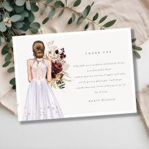 Elegante Boho Lila Trouwjurk Bruidsdouche
