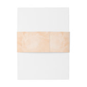 Elegante Boho Neutral Bloemen Monogram Huwelijk Uitnodigingen Wikkel (Achterkant Voorbeeld)