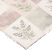 Elegante Boho Paarse Dekbed Bloemige Patchwork Pat Tafelkleed (Gekanteld)