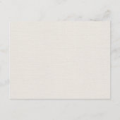 Elegante Boho QR Code Wedding RSVP Informatiekaartje (Achterkant)