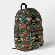 Elegante boho retro hommel lente bloemen