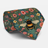 Elegante boho retro hommel lente bloemen stropdas (Opgerold)