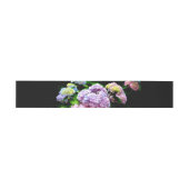 Elegante boho roze paarse blauw bloemen hortensia' uitnodigingen wikkel (Vlak)