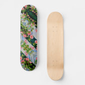 Elegante boho Roze rode waterverf rozen Persoonlijk Skateboard (Voorkant)