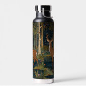 Elegante boho rustieke bos waterverf hert waterfles (Links)