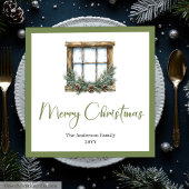 Elegante Boho Scandinavische Kerstservetten Servet