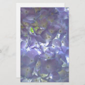 Elegante boho stoffige lichte paarse bloemen briefpapier (Voorkant / Achterkant)