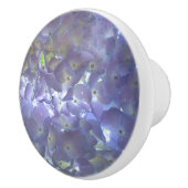 Elegante boho stoffige lichte paarse bloemen keramische knop (Rechts)