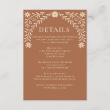 Elegante Boho Terracotta Bloemen Bruiloft