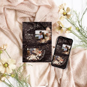 "Elegante Boho uitnodigingen Versierd met Gold Sta