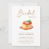 Elegante Boho Verbrande Oranje Bruiloftsinvatie Kaart (Voorkant)