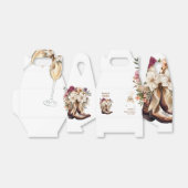 Elegante Boho Western Cowboy Bruidsfeest Favor Bo Bedankdoosjes (Uitgevouwen)