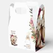 Elegante Boho Western Cowboy Bruidsfeest Favor Bo Bedankdoosjes (Geopend)
